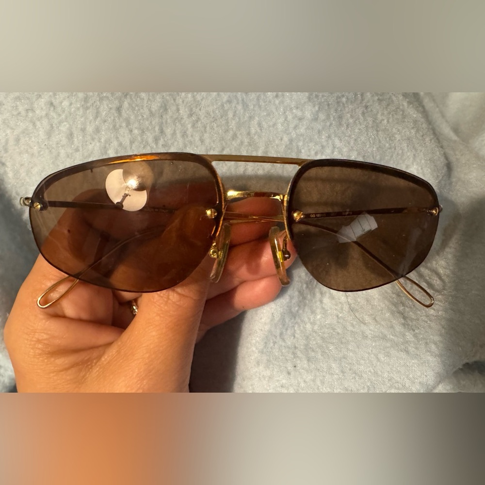 Gucci aviator GG1291/S 5EJ Gold Wire Aviator Sunglasses 58-16 Men Women Italy